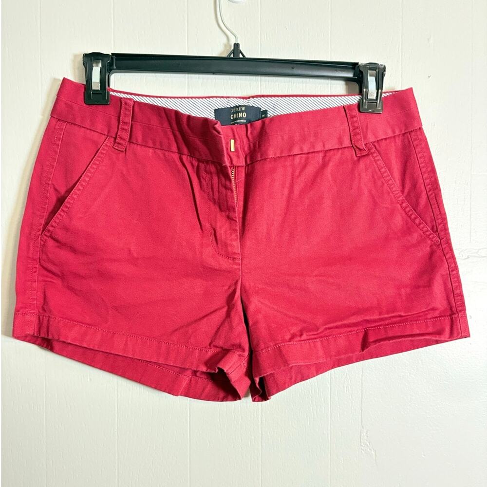 J. Crew Size 8 Casual Summer Vacation Wear 3" Chino Shorts